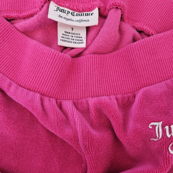 Juicy Couture girls Hoodie and Jogger set Size 7 - Picture 7 of 8